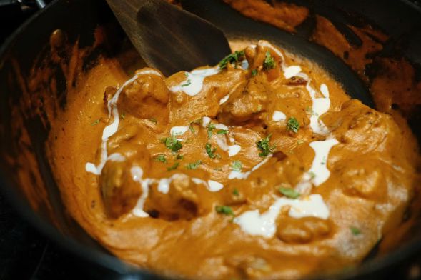 Billede af retten butter chicken